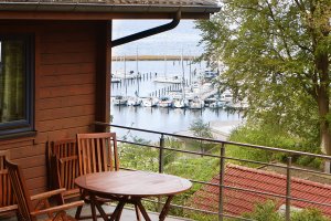 Ferienhaus mit Blick auf die Flensburger Förde